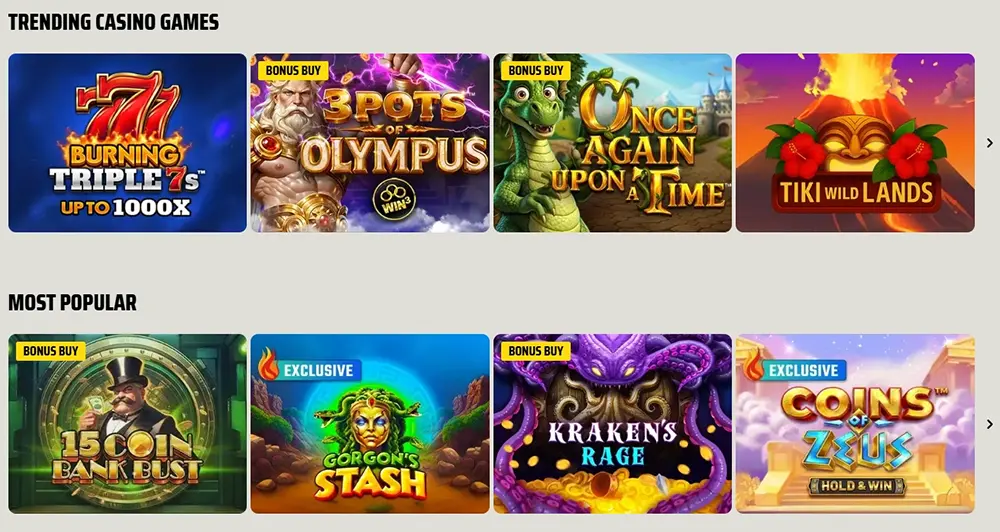 Ignition Casino slots